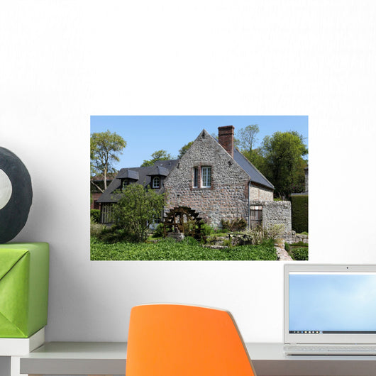 Watermill in Normandy France Wall Mural