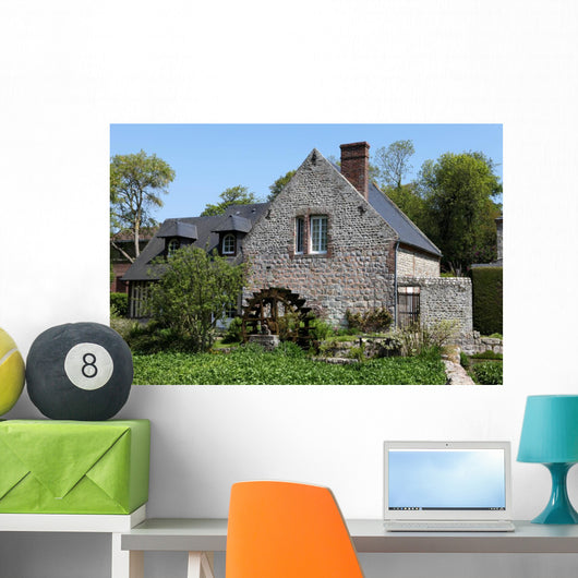 Watermill in Normandy France Wall Mural
