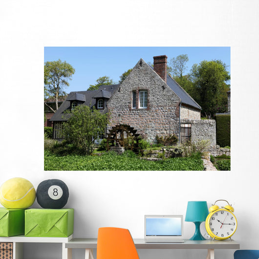 Watermill in Normandy France Wall Mural