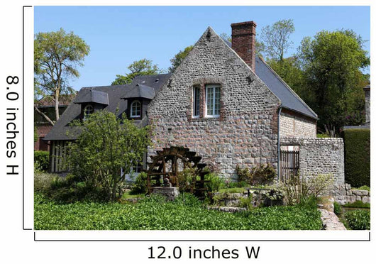 Watermill in Normandy France Wall Mural
