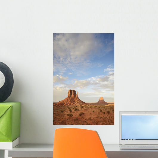 The Mittens Rock Formation;Monument Valley Arizona Usa Wall Mural