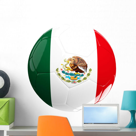 Mexico Soccer Ball Wall Mural