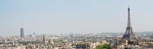 Panorama Parigi Wall Decal