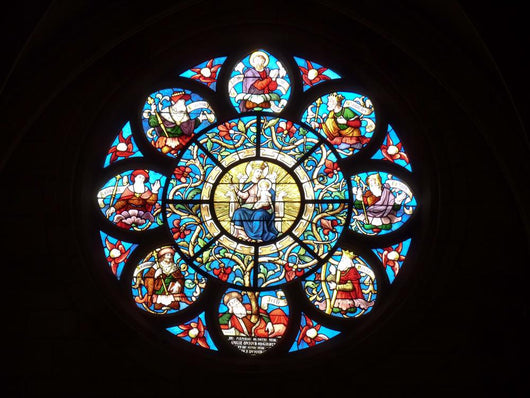 Escutcheon in the Collegiate Church Wall Mural