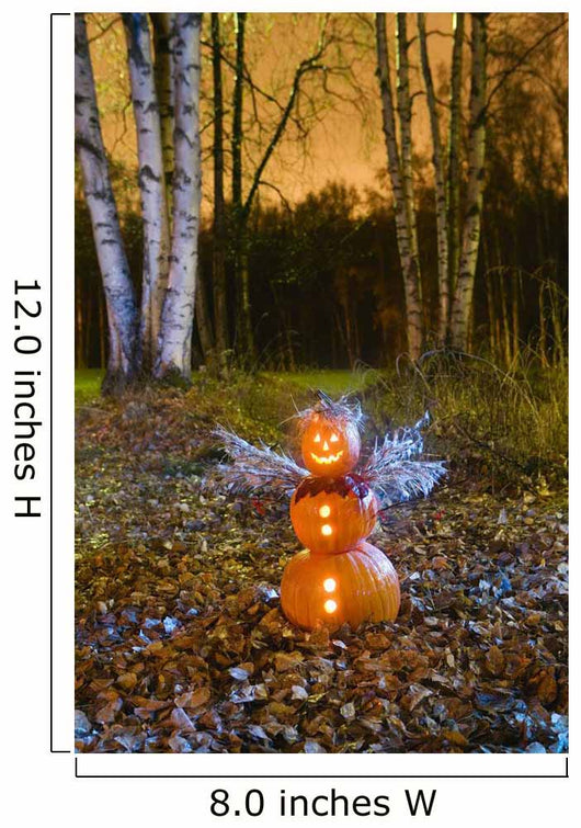 One Jack-o-lantern Person Dressed Wall Decal