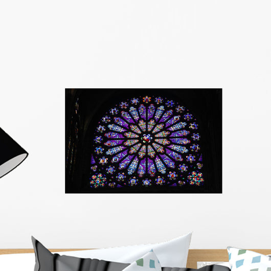 Stained Glass St Denis Wall Mural