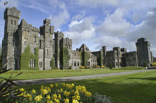 Famous Ashford Castle, County Mayo, Ireland. Wall Mural