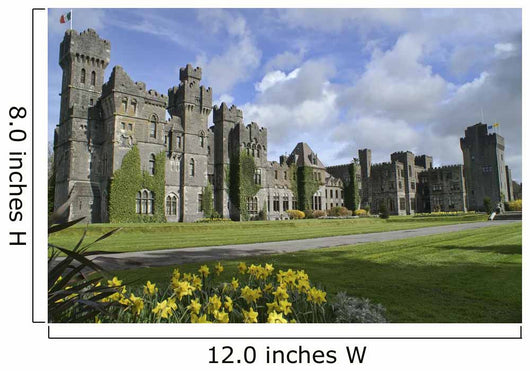 Famous Ashford Castle, County Mayo, Ireland. Wall Mural