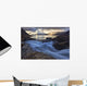 A stormy sky breaks above the Arnarfjorour fjord Wall Mural