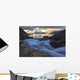 A stormy sky breaks above the Arnarfjorour fjord Wall Mural