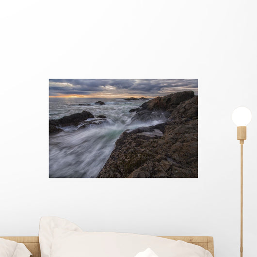 Sunset over Ocean Sunset Wall Decal