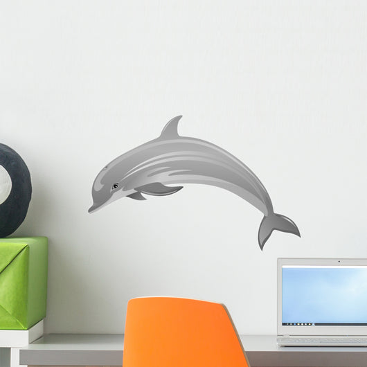 Delfino-Dolphin-Dauphin-Vector Wall Decal