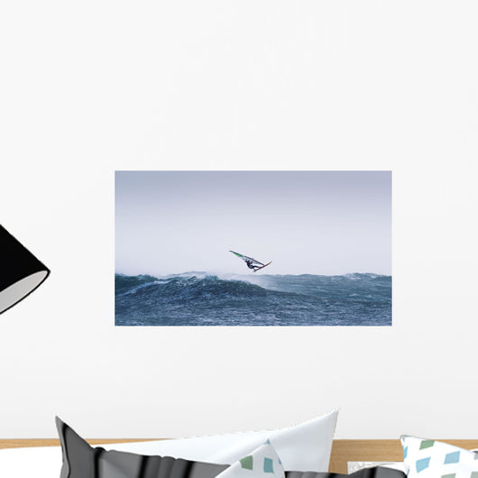Spain, Andalusia, Cadiz, Costa de la Luz, Windsurfing Wall Mural