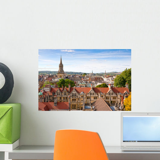 Above Oxford. England Wall Mural