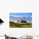 Switzerland, Vineyards and castle Wall Mural