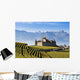 Switzerland, Vineyards and castle Wall Mural