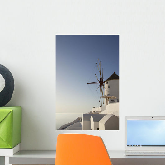 Greece, Windmill Wall Mural