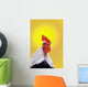 Crowing rooster;British columbia canada Wall Mural