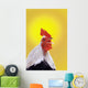 Crowing rooster;British columbia canada Wall Mural
