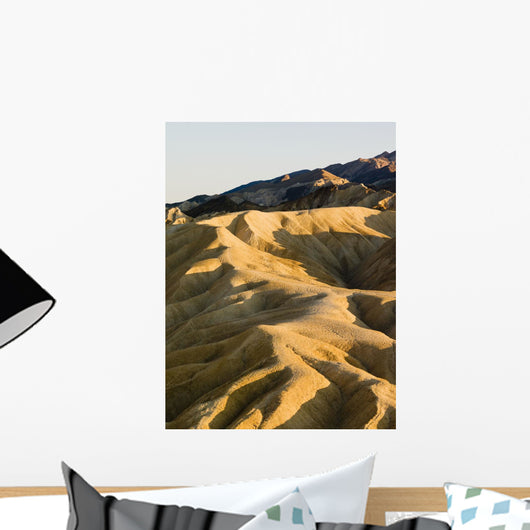 Zabriskie Point In Death Valley National Park Wall Mural