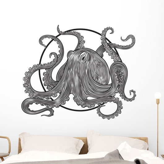 Beach Decals - Octopus Wall Decal
