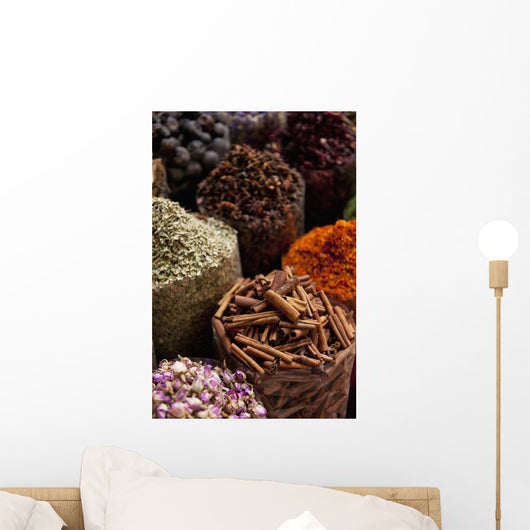 Spices For Sale In Spice Market Wall Mural