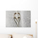 Close up of a gold ring with the shadow of an heart Wall Mural