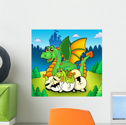 Dragon Mom with Baby