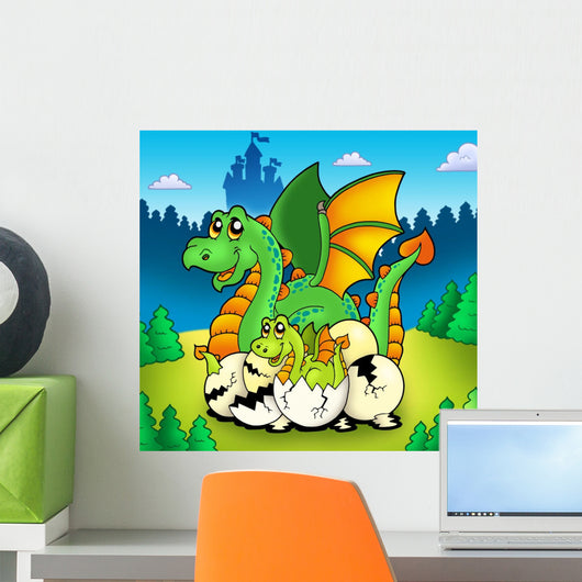 Dragon Mom with Baby