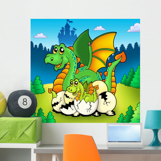 Dragon Mom with Baby