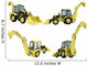 Collage of isolated construction vehicle Wall Decal