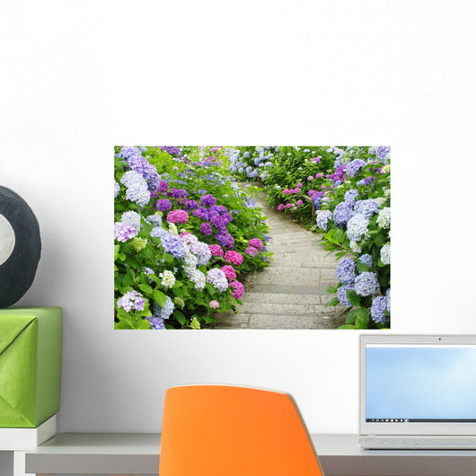 hydrangea Wall Mural