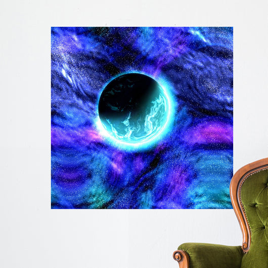 Cosmic Space Planet Wall Mural