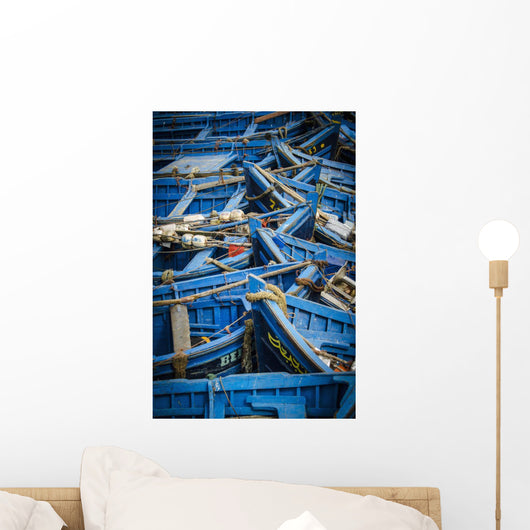 Fishing Boats Wall Mural