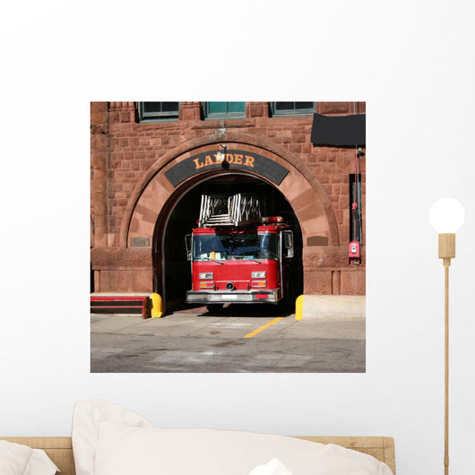 Fire Station Wall Mural