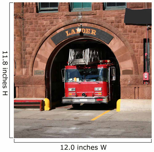 Fire Station Wall Mural