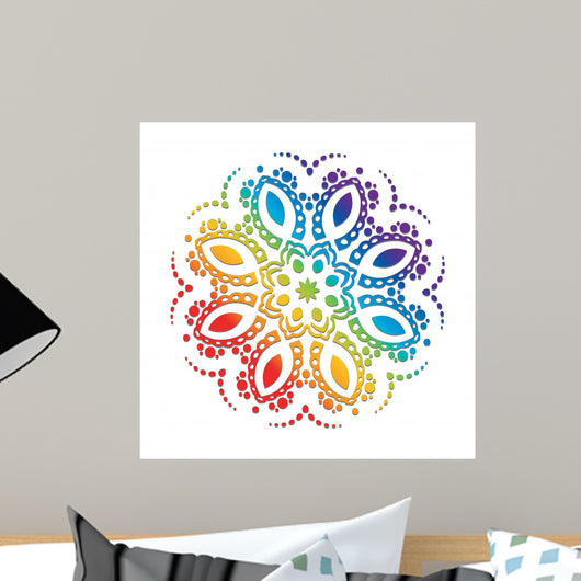 Vector mandala design Wall Decal