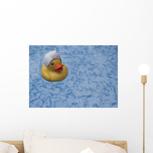 Toy Yellow Duck Floating Wall Mural
