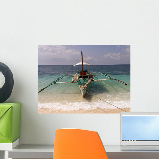 Philippine Fishing Boat Wall Mural