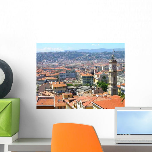 Nice City Bird Eye Wall Decal