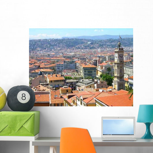 Nice City Bird Eye Wall Decal