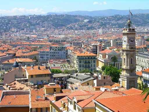 Nice City Bird Eye Wall Decal