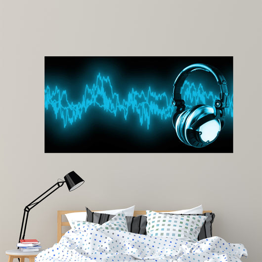 Listen to Music Clipping Path Xxl Wall Mural