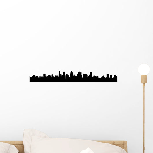 Montreal skyline Wall Decal