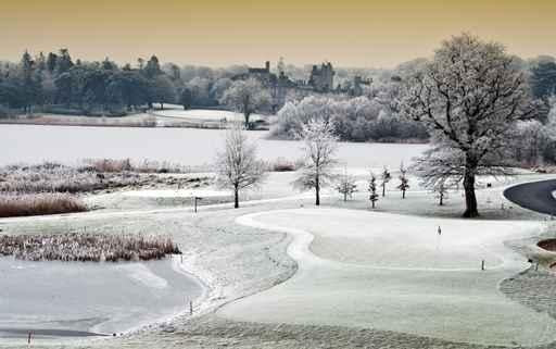 Winter Cold Scenic Landscape Wall Decal Design 2