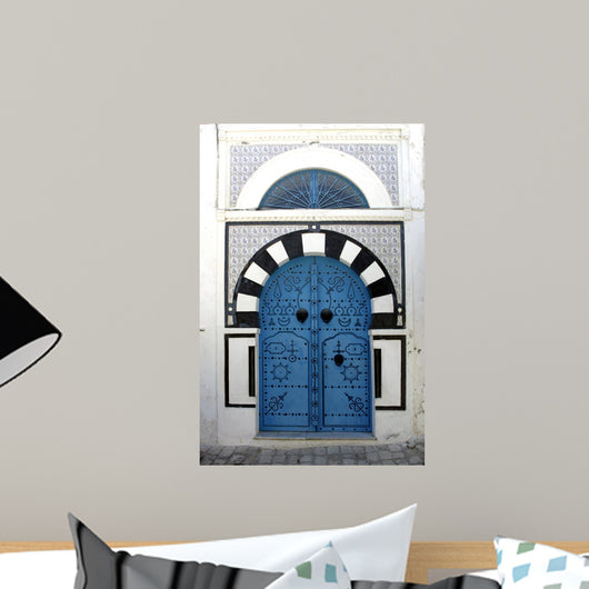 Blue Oriental Doors