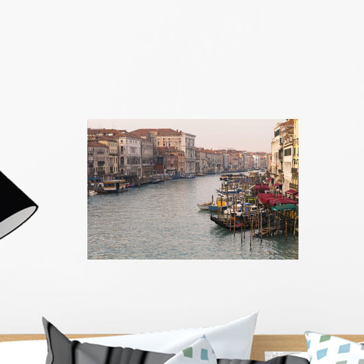 View of Grand Canal from Rialto Bridge Wall Mural