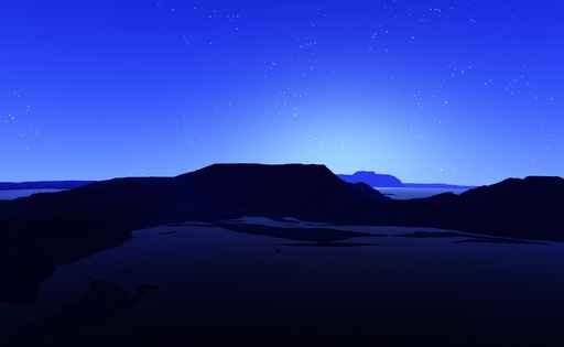Valley Scape Wall Decal