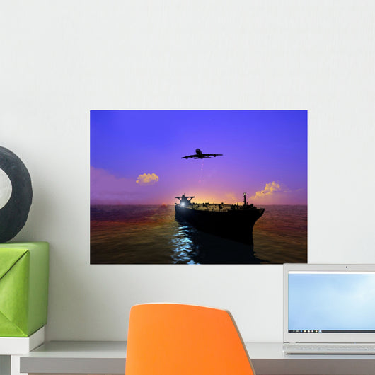 The cargo ship Wall Mural