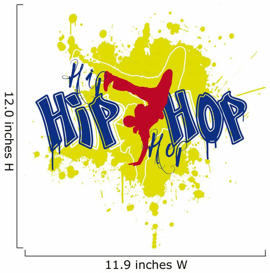 Hip Hop Dancer Wall Decal